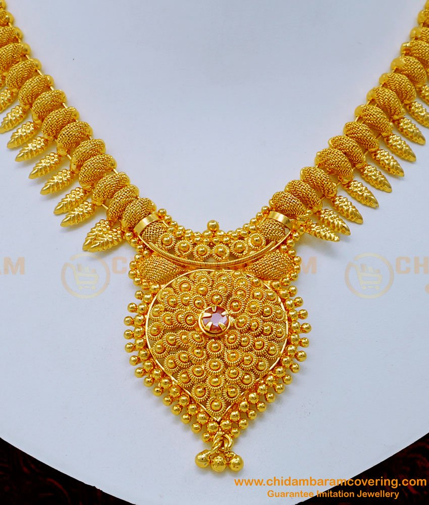 1 gram gold necklace designs