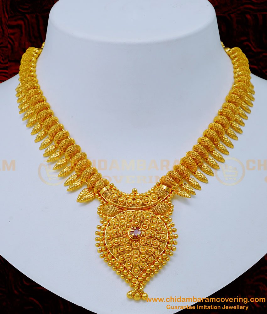 1 gram gold necklace designs