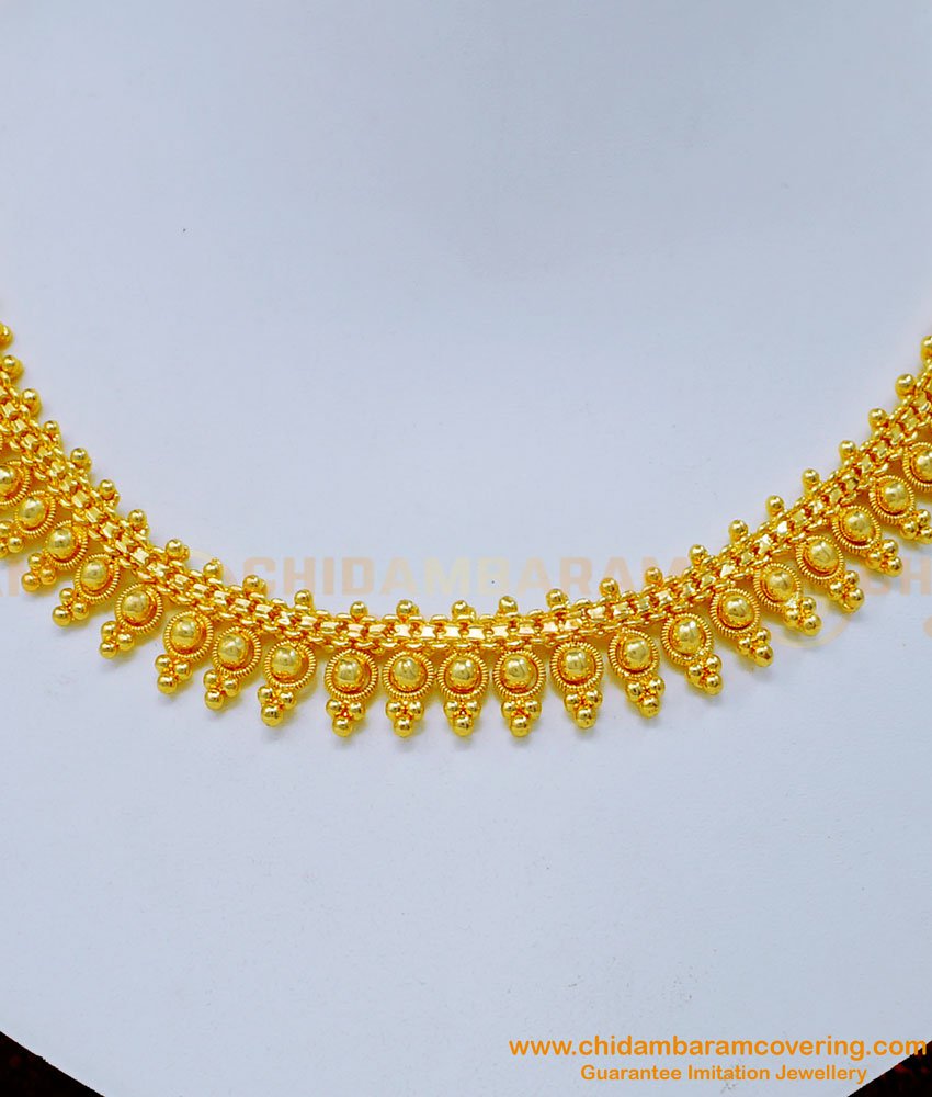 Latest One Gram Gold Necklace Designs