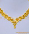 Latest Gold Plated Casting Necklace Design for Women