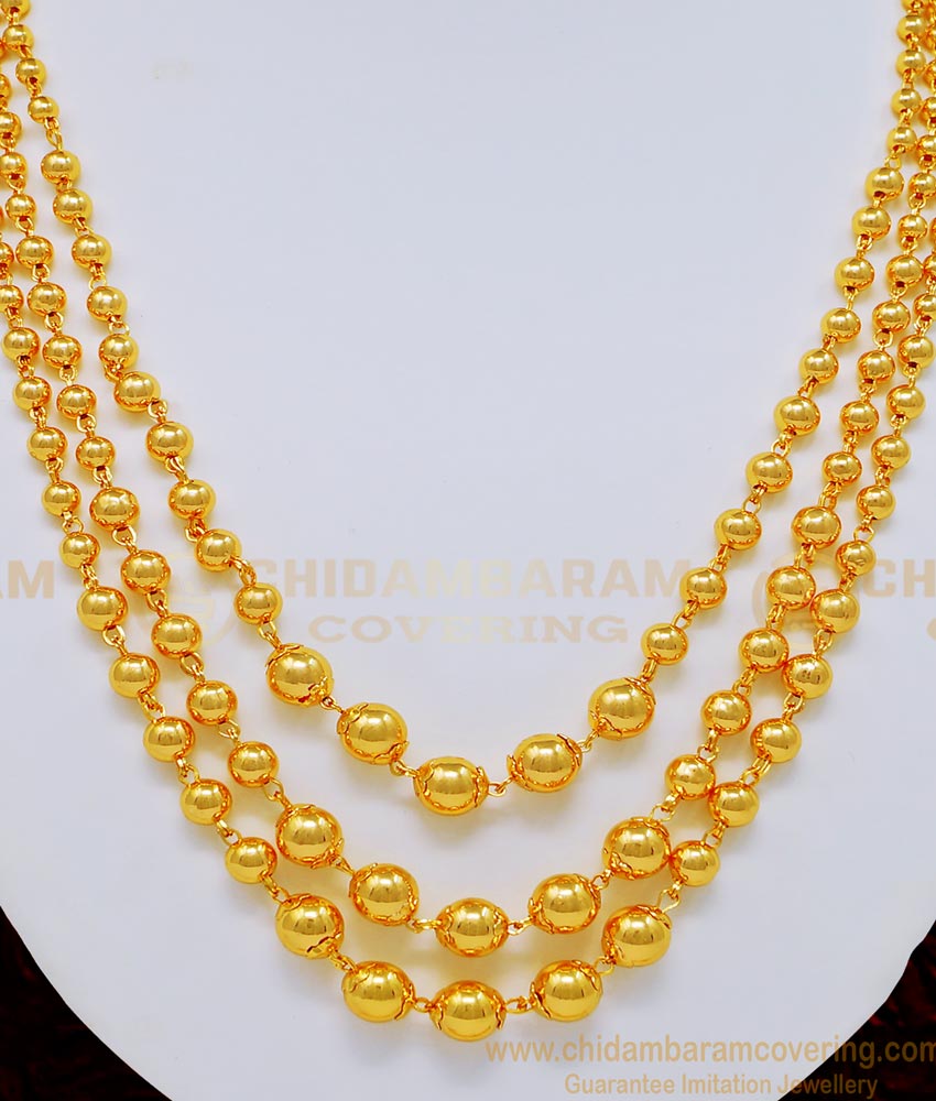 gold plated necklace, one gram gold plated necklace, 