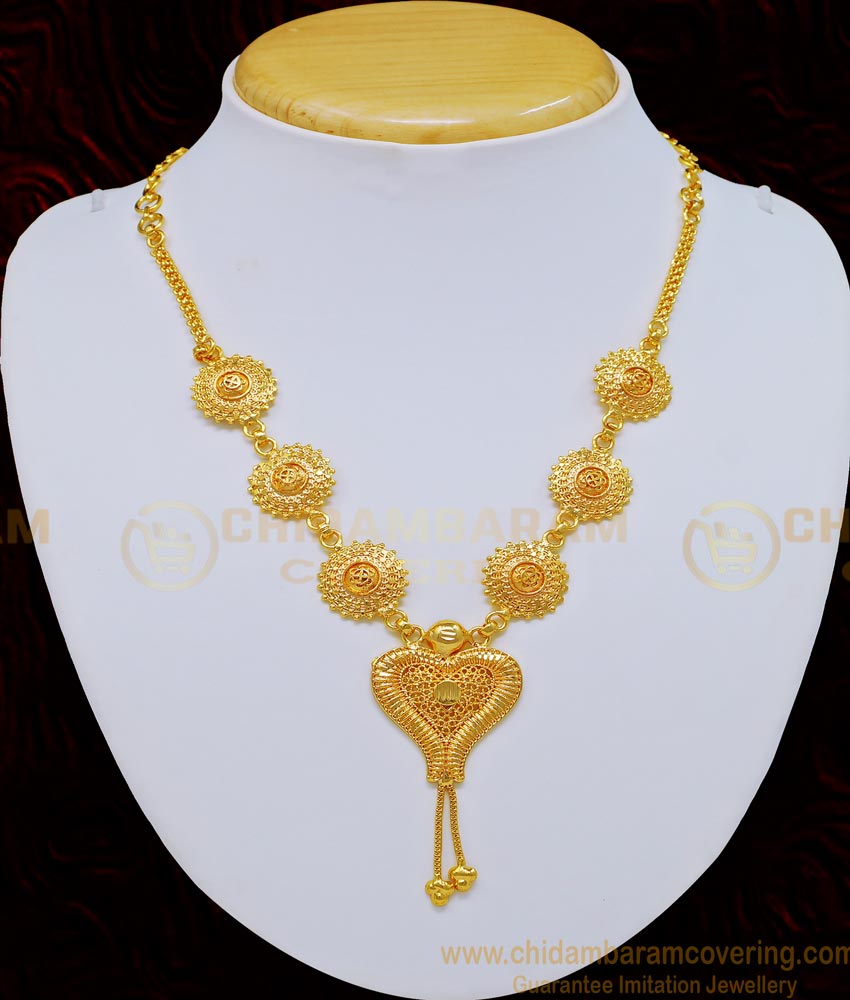 gold plated necklace, gold necklace, necklace with price, 