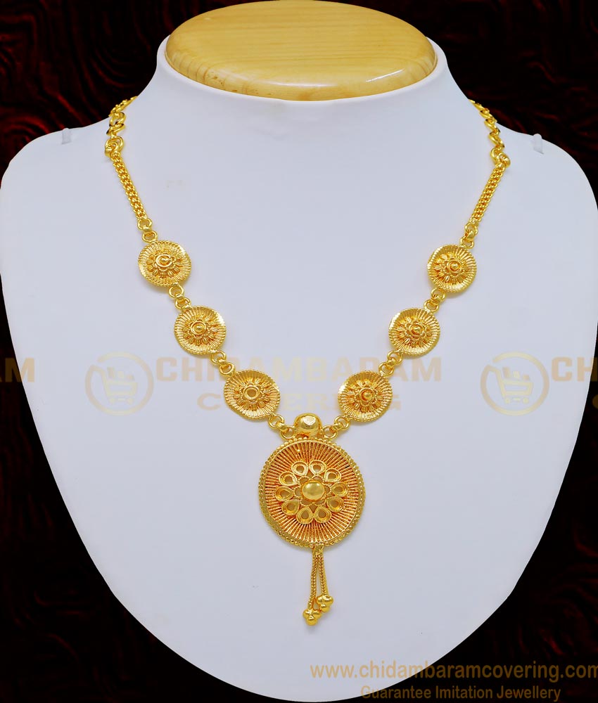 gold plated necklace, gold necklace, necklace with price, 