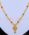 gold plated necklace, one gram gold plated necklace, 