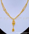 one gram gold jewellery, one gram gold necklace, gold covering necklace, gold plated necklace, ball necklace, simple necklace, 