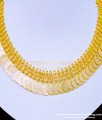 kasulaperu, kasulaperu necklace, coin necklace, kasu necklace, light weight kasulaperu, simple kasulaperu, one gram gold jewellery, chidambaram covering,