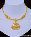 Traditional Indian Fashion Jewelry Online, Chidambaram Gold Covering Necklace, panchadathu jewellery, impon jewellery online, impon necklace,  