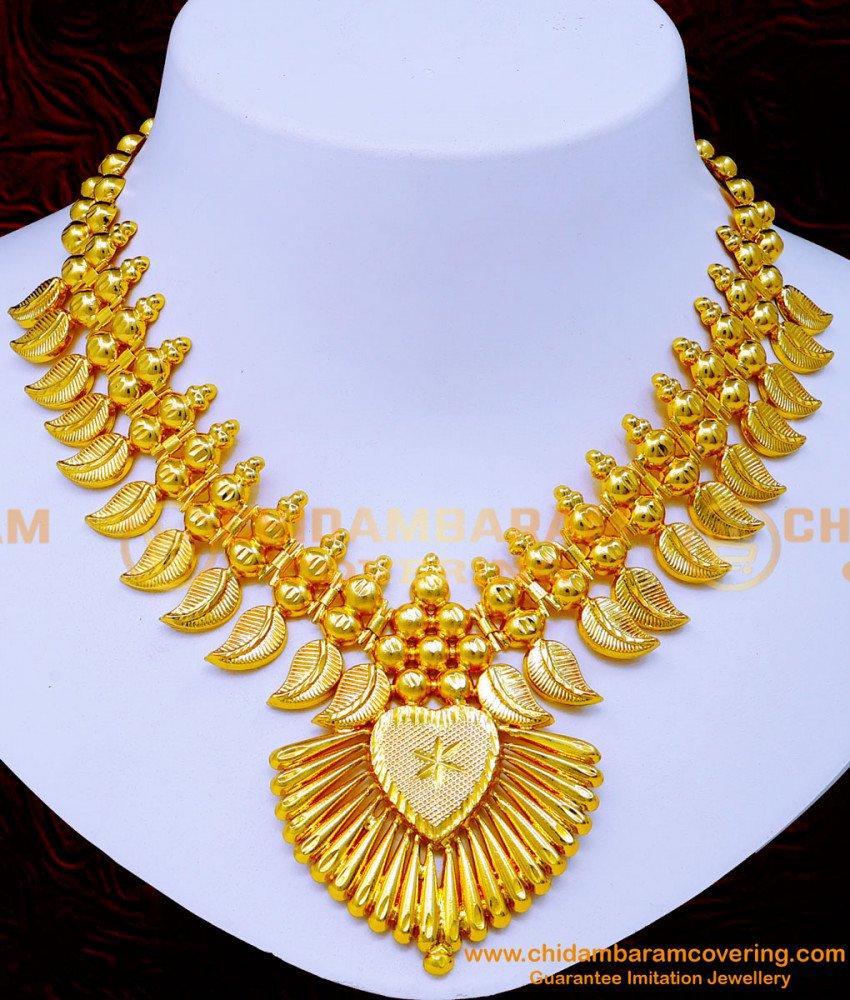 kerala jewellery, kerala traditional jewellery, kerala imitation jewellery online shopping,Gold plated kerala jewellery online, Kerala Necklace Designs