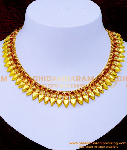 NLC1231 - Latest Ruby Stone Necklace Kerala Wedding Jewellery