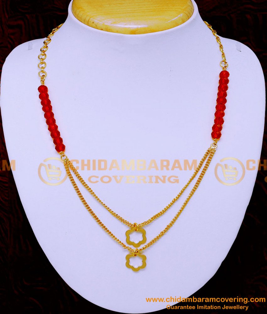 gold simple crystal beads jewellery designs, modern beads jewellery designs catalogue, crystal beads necklace designs in gold,1 gram gold plated jewellery wholesale,1 gram gold plated jewellery, 1gm gold plated jewellery online