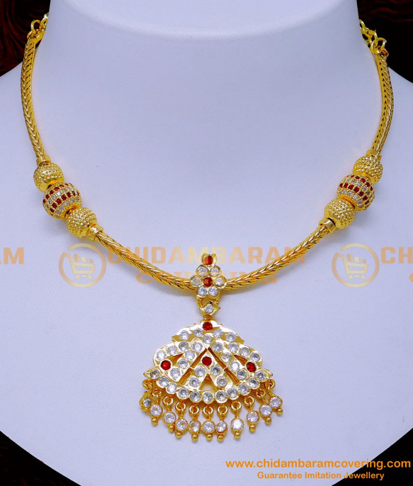 gold necklace designs latest, jigani necklace designs, Impon 5 metal jewellery online shopping, Gold Necklace Designs In 20 Grams with Price