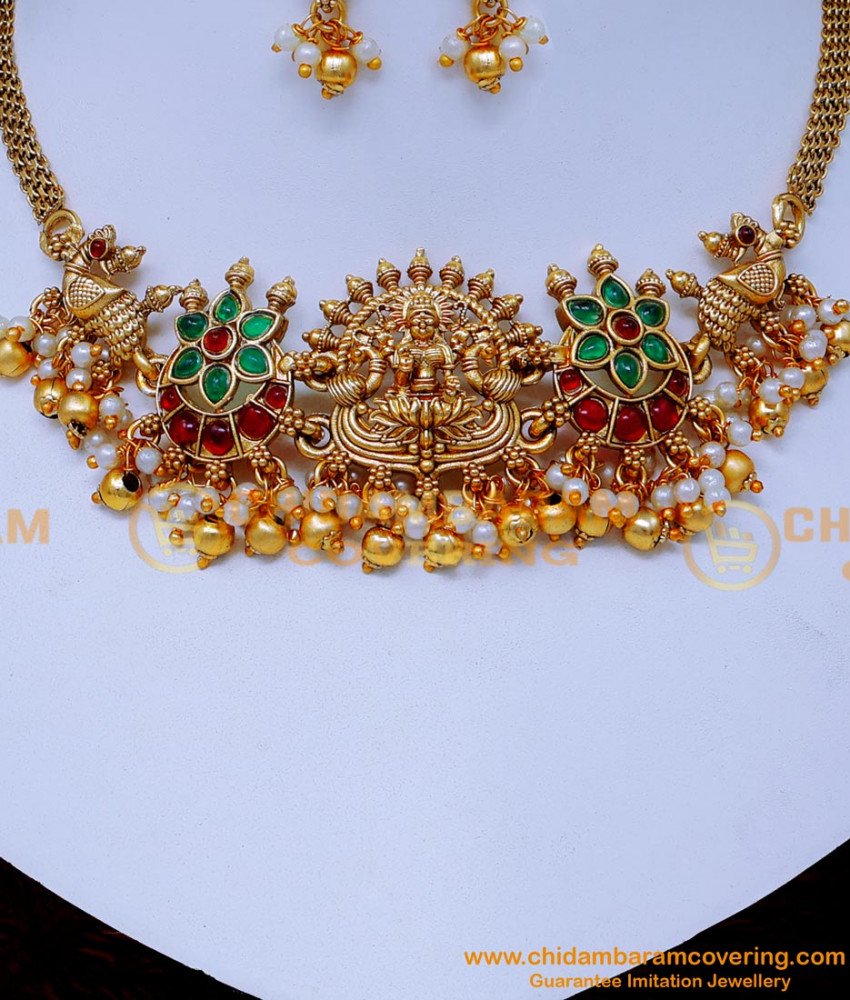 traditional lakshmi choker necklace, antique necklace designs latest models, antique jewellery, antique jewellery bridal set, antique necklace, antique necklace set, antique necklace designs, antique jewellery artificial, antique jewellery bridal set, antique jewellery design, Antique necklace desig