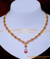 latest ruby gold necklace designs