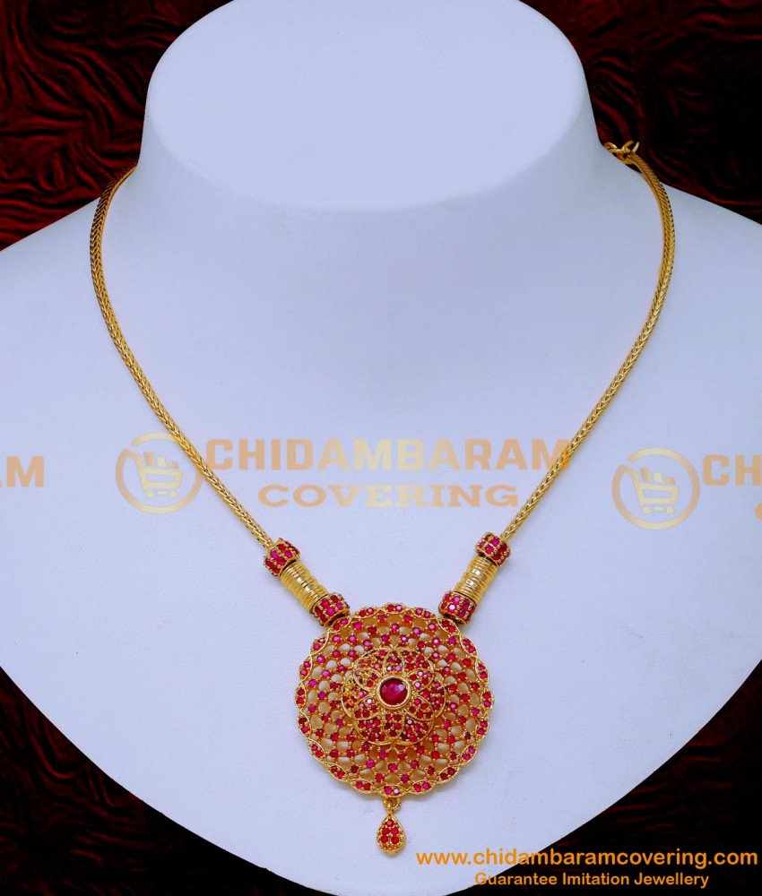 Modern Ruby Necklace Designs