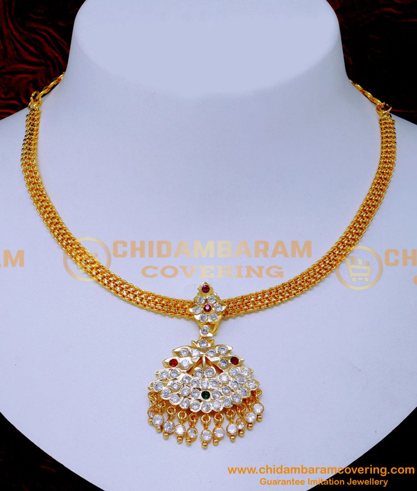 Old Model Attigai, Gold Attigai Necklace with price, Attigai Necklace, Attigai Necklace Online, impon attigai online shopping, necklace design gold bridal, necklace designs new model, necklace designs gold new model, stone necklace white