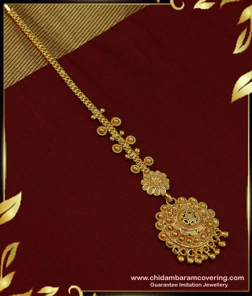 one gram gold maag tikka, gold plated maang tikka, 