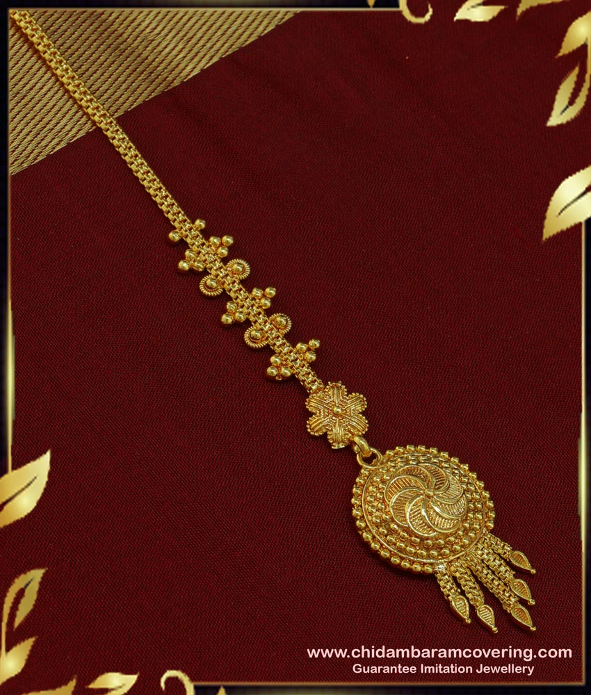 one gram gold maag tikka, gold plated maang tikka, 