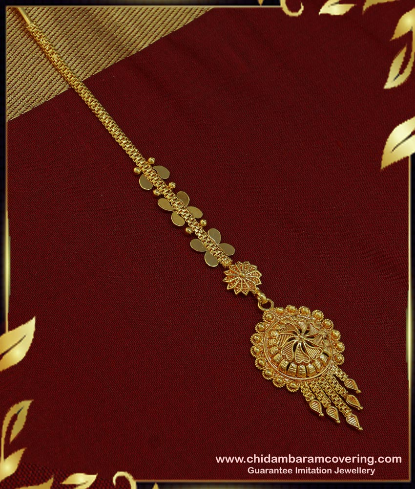 one gram gold maag tikka, gold plated maang tikka, 