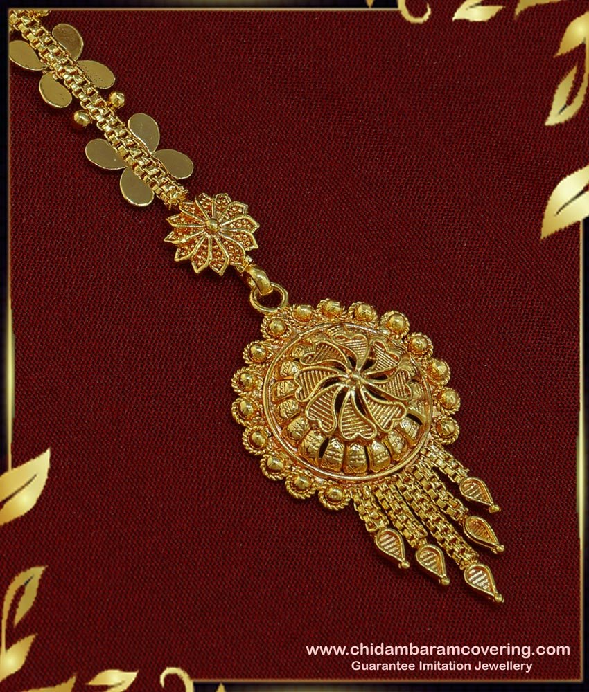 one gram gold maag tikka, gold plated maang tikka, 