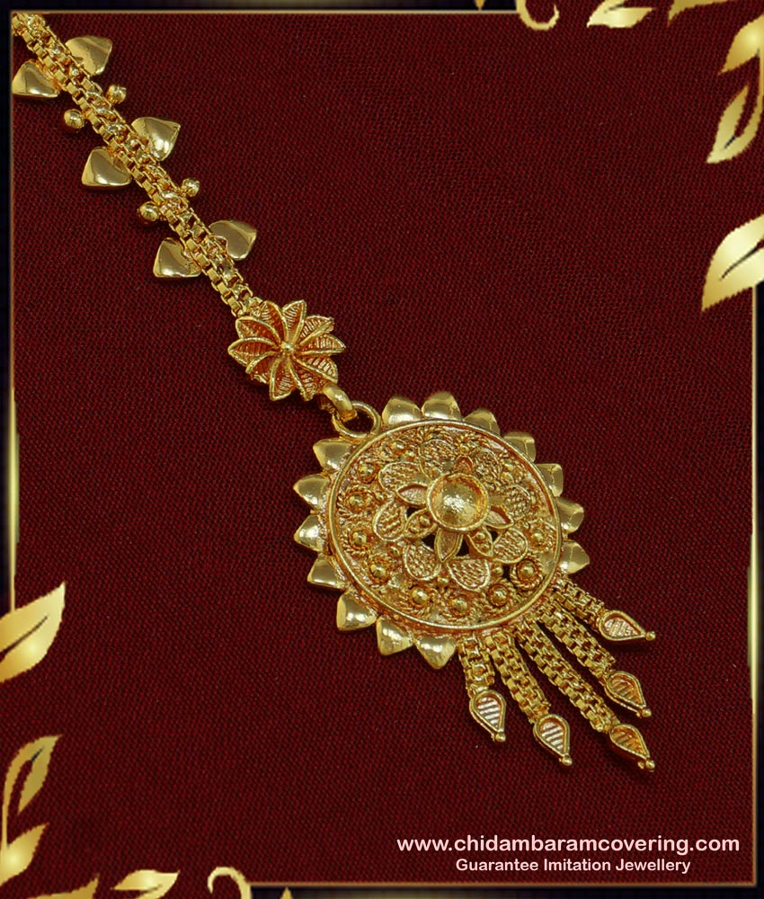 one gram gold maag tikka, gold plated maang tikka, 