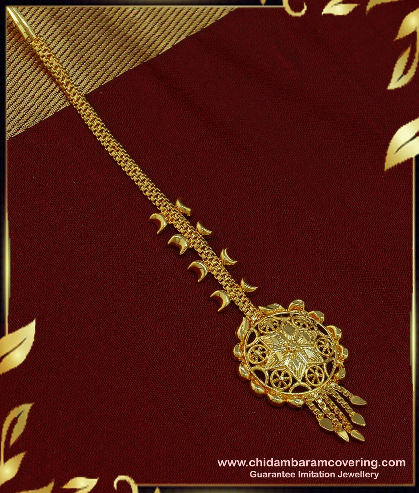 one gram gold maag tikka, gold plated maang tikka, 