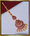 one gram gold jewellery, temple jewellery, antique jewellery, nagas jewellery, indian jewellery,maang tikka gold, nethichutti gold, maang tikka with price,