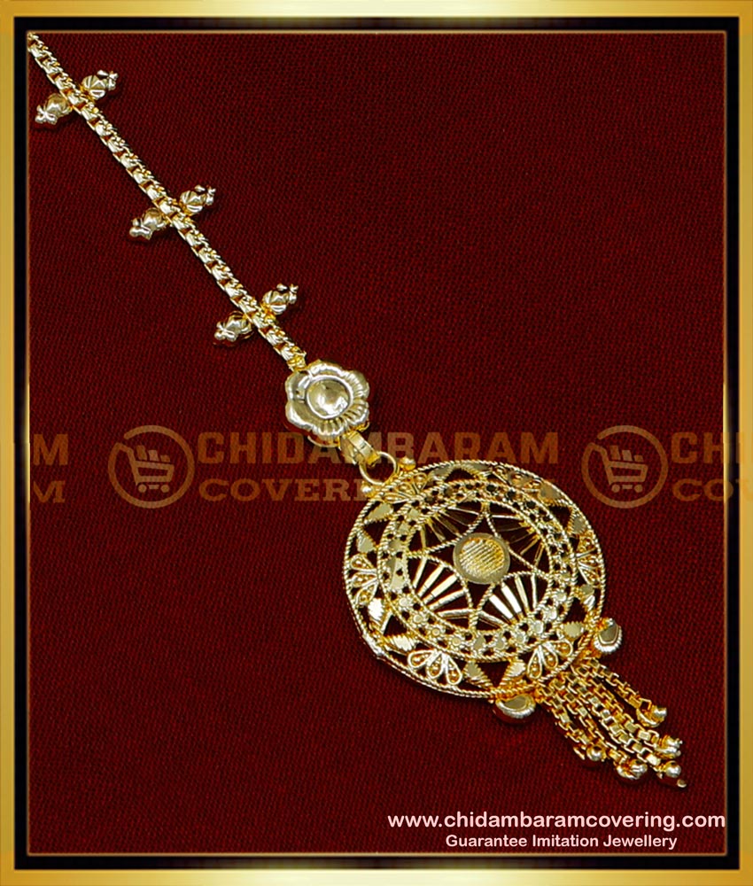  gold plated maang tikka online, bridal maang tikka,1 gram gold maang tikka design,1 gram gold maang tikka online, short maang tikka