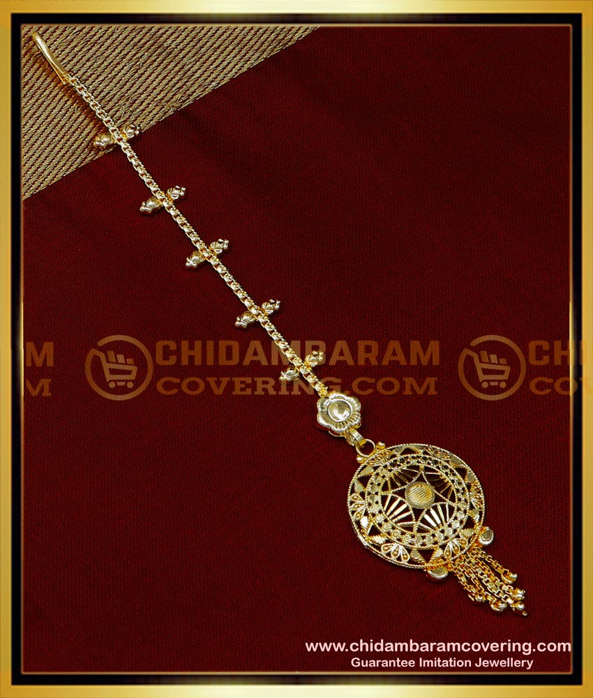  gold plated maang tikka online, bridal maang tikka,1 gram gold maang tikka design,1 gram gold maang tikka online, short maang tikka