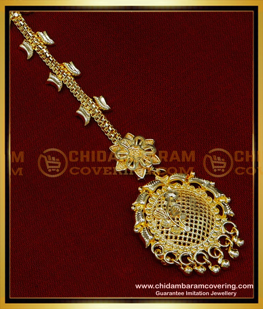  gold plated maang tikka online, bridal maang tikka,1 gram gold maang tikka design,1 gram gold maang tikka online, short maang tikka