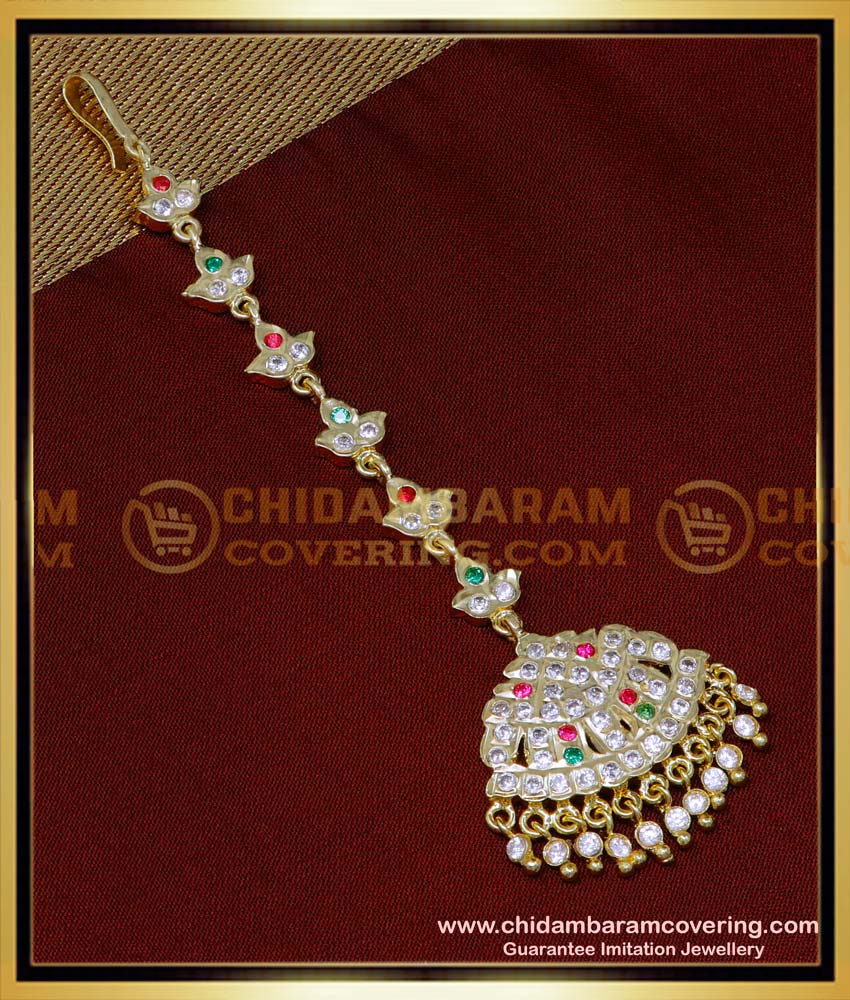 traditional nethi chutti for wedding, 2 gram gold maang tikka price,1 gram gold maang tikka design, maang tikka gold, maang tikka design, maang tikka for bride, gold plated jewellery