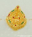 PND047 - One Gram Gold Multi Stone Lakshmi Gold Dollar Design Buy Online 