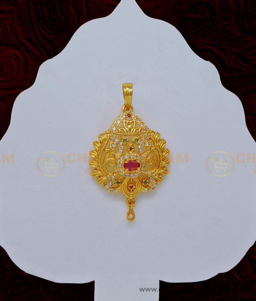 Pendant,Lakshmi Dollar, gold plated pendant, one gram pendant, guarantee pendant, pendant for men, pendant for women, latest pen