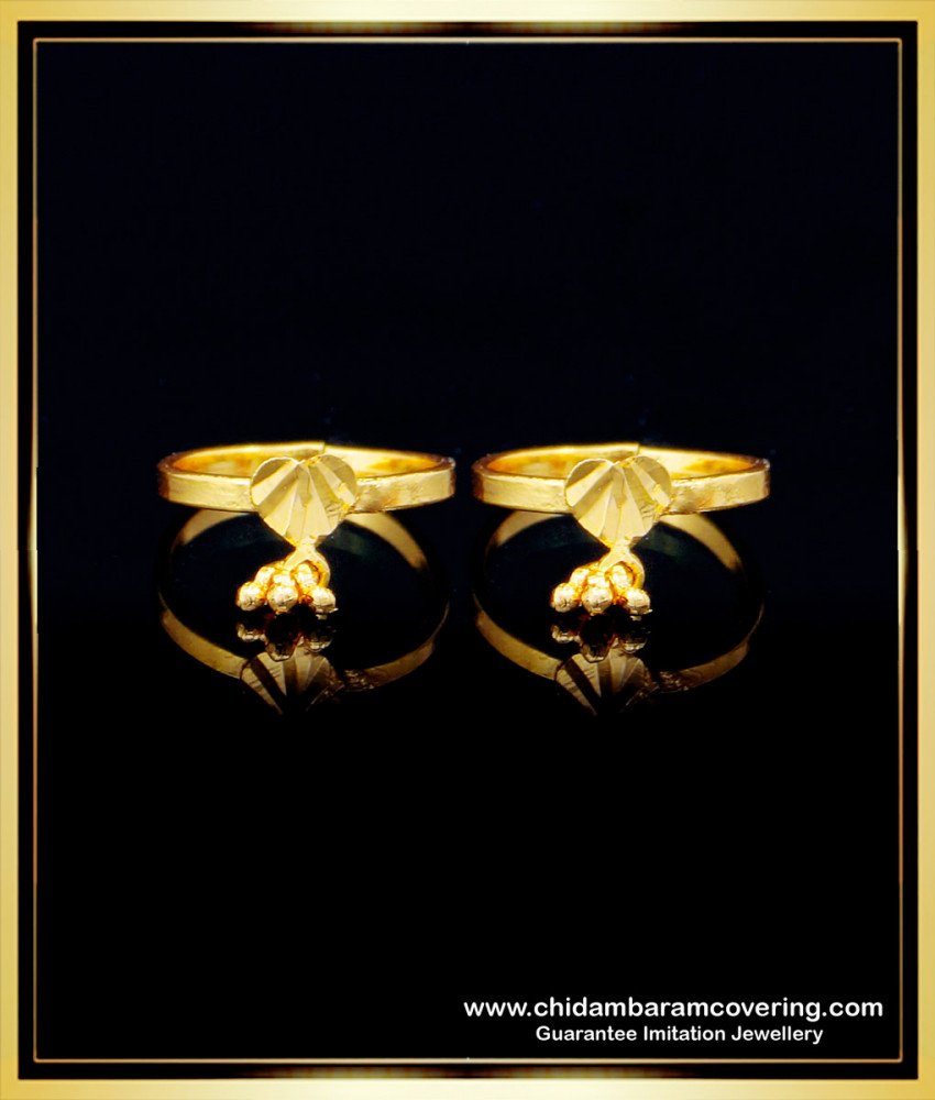 gold plated metti, toe ring India, toe ring, gold metti, silver metti, wedding metti, gold plated toe ring, 