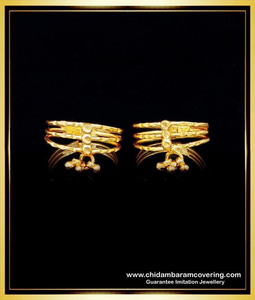 gold plated metti, toe ring India, bichiya design, toe ring, gold metti, silver metti, wedding metti, gold plated toe ring, 