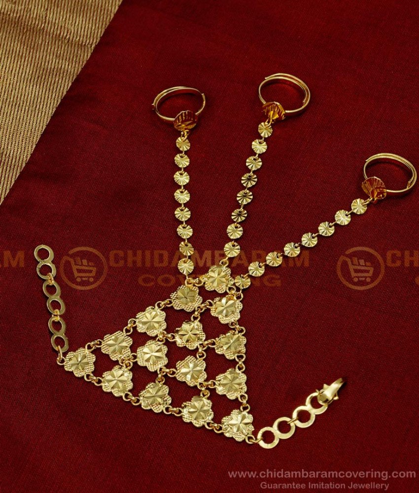 Hath ka Panja ka Design, haath pool design, 	 bridal hath panja designs in gold