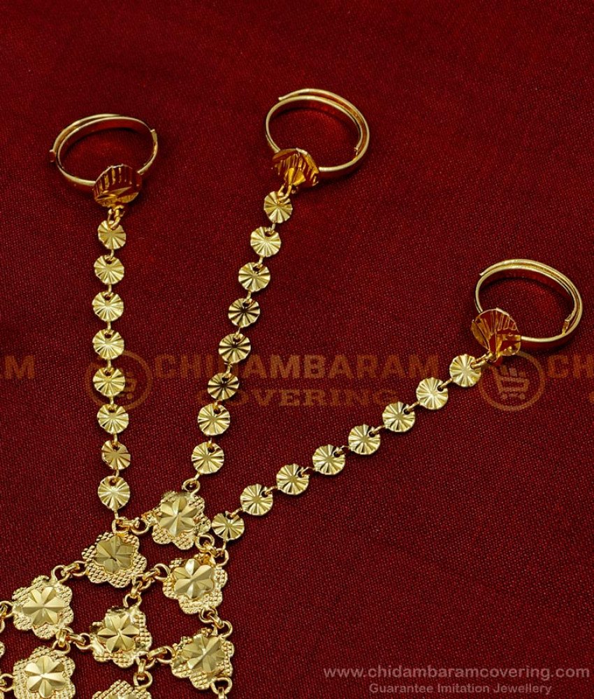 Hath ka Panja ka Design, haath pool design, 	 bridal hath panja designs in gold