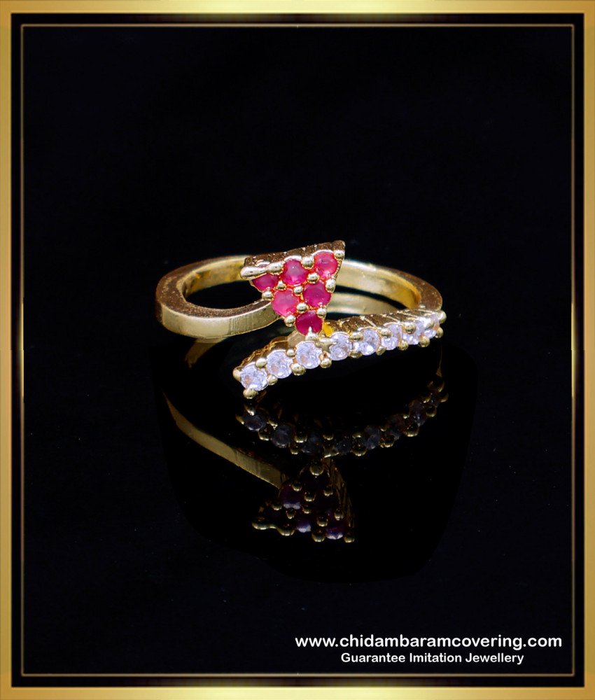 ring design women, ring ka design, women ruby emerald stone ring, Modern ring designs for female, 2 gram gold ring price for girl, gold ring for women, ring design for women, 1 gram gold plated ring, gold covering ring for ladies, women gold covering ring, gold plated finger ring online, 