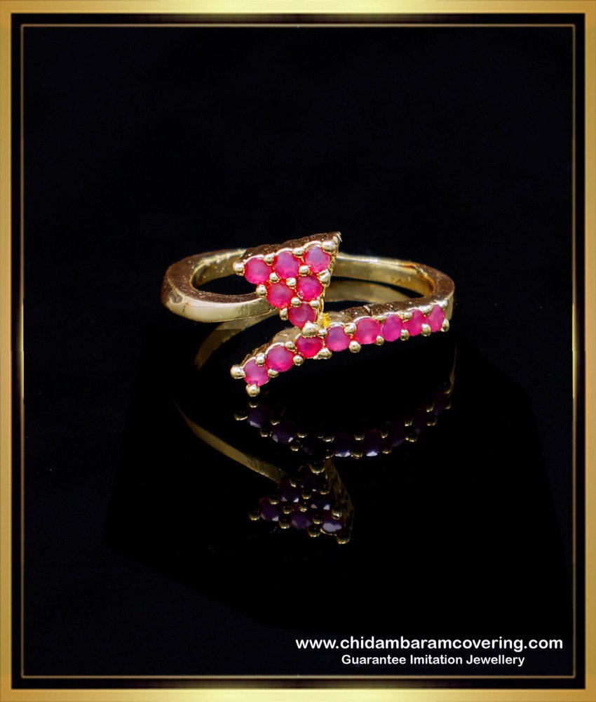 ruby stone ring design, ring design women, ring ka design, Ruby Ring design for female, Modern ring designs for female, 2 gram gold ring price for girl, gold ring for women, ring design for women, 1 gram gold plated ring, gold covering ring for ladies, women gold covering ring, gold plated finger ri