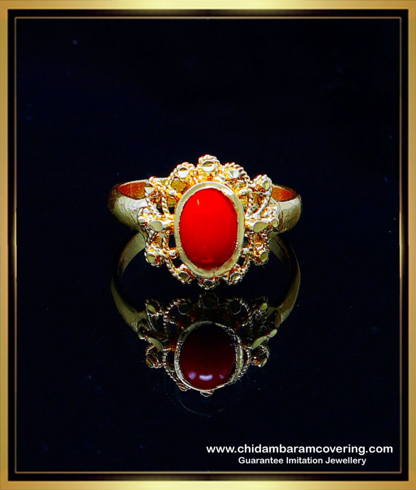 red moti ring design, anguthi design for male, pagadam ring in art, pavazham ring in art, Red Coral Ring for ladies, red coral stone ring, impon ring, original impon ring, Impon Ring Design, Men impon ring online purchase, Men impon ring online purchase