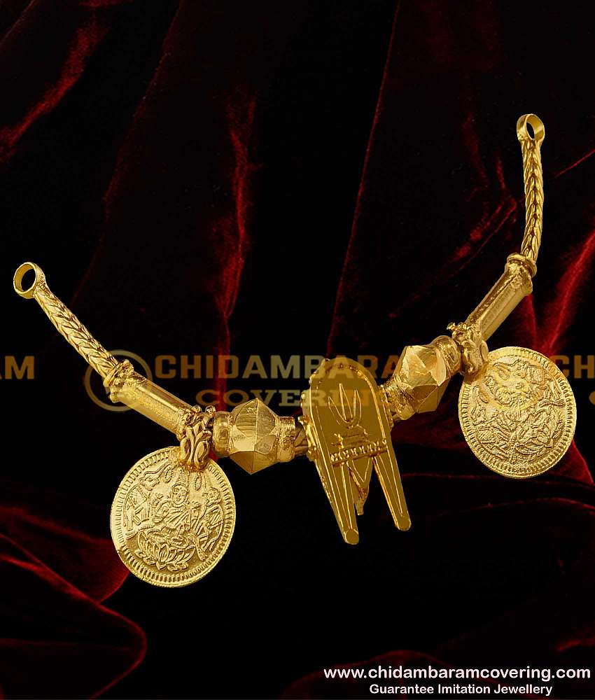 TAL60 - Buy Thenkalai Namam Thoppa Thali Full Set | Iyengar Thirumangalyam Design Online